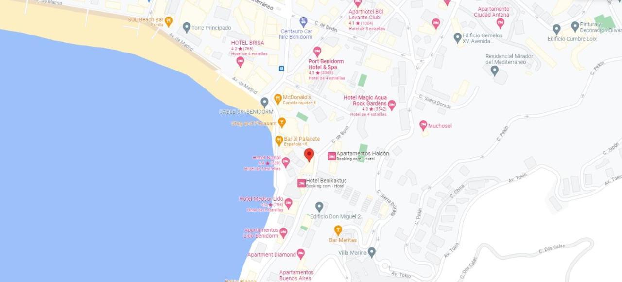 Апартаменты Estudio Completo Aries Rincon De Loix Бенидорм Экстерьер фото